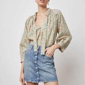 NWOT Rails Amal Floral Blouse | Size Small